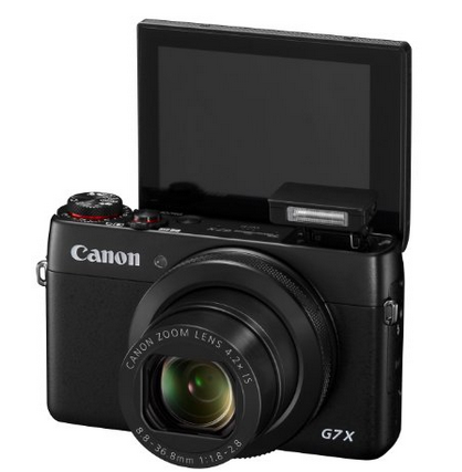 明星款！Canon佳能 PowerShot G7X数码相机( 2020万像素+光学4.2倍变焦+3.0英寸可旋转屏)
