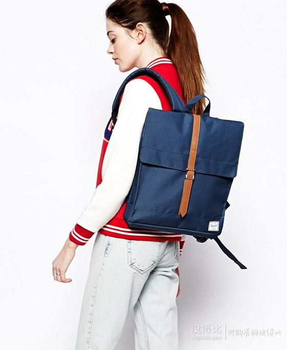 直邮到手约$297!herschel supply co city 时尚双肩包