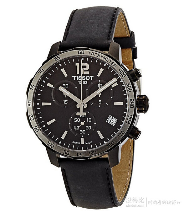 tissot 天梭瑞士制造三眼计时男士腕表 t0954173605702