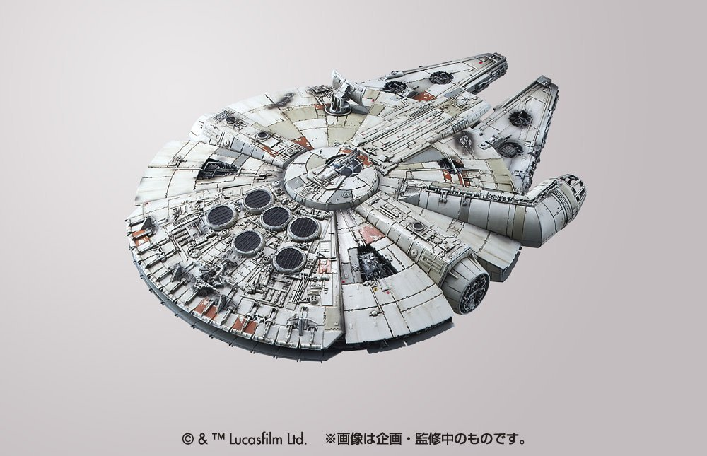 bandai 万代 《星球大战: 原力觉醒》 千年隼号组装模型 1/144比例