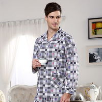 <em>芬腾 中老年</em>男士<em>睡衣</em>纯棉长袖家居服套装 59元