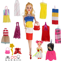 <em>依妹儿</em> 儿童<em>玩具</em>芭比娃娃 26件套11.8元包邮_