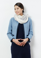 初棉 圆领格子<em>短外套女春秋小香风</em>休闲韩版外
